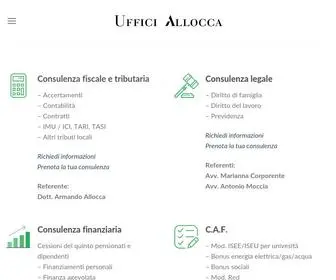 Ufficiallocca.com(Uffici Allocca) Screenshot