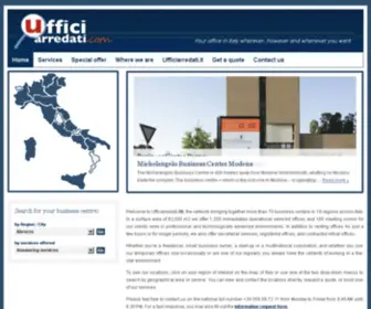 Ufficiarredati.com(Your office in Italy wherever) Screenshot