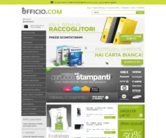 Ufficio.com(Vendita online di oltre 15.000 prodotti per l'ufficio) Screenshot