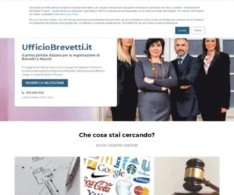 Ufficiobrevetti.it(Benvenuto su) Screenshot