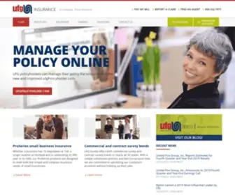Ufginsurance.com(Nationally Recognized Insurance Company) Screenshot