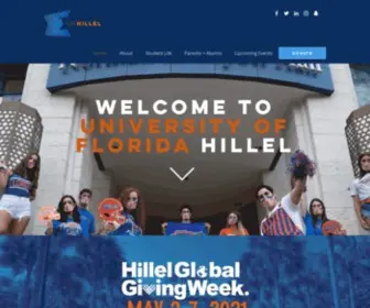 Ufhillel.org(Amplifiying Jewish Student Voices at the Univeristy of Florida) Screenshot