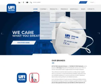 Ufihyd.com(UFI Filters Hydraulic Division) Screenshot