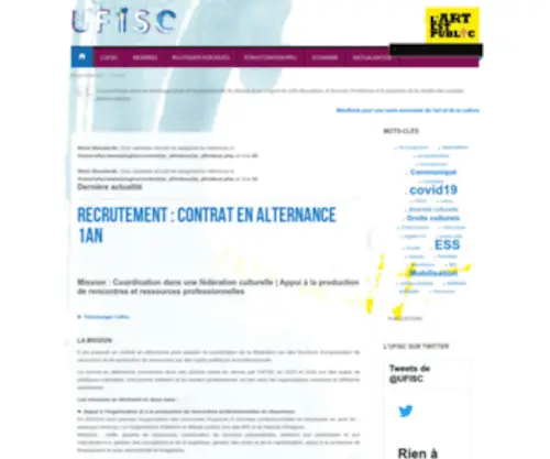 Ufisc.org(Dernière actualité) Screenshot