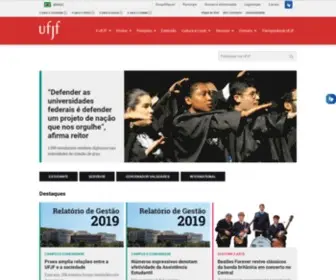 UFJF.edu.br(Universidade Federal de Juiz de Fora) Screenshot