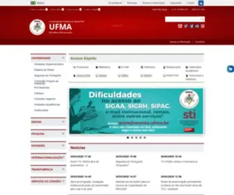 Ufma.br(Pagina inicial) Screenshot
