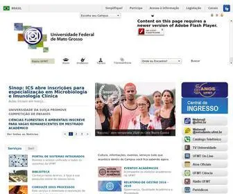 UFMT.br(Portal da Universidade Federal de Mato Grosso) Screenshot