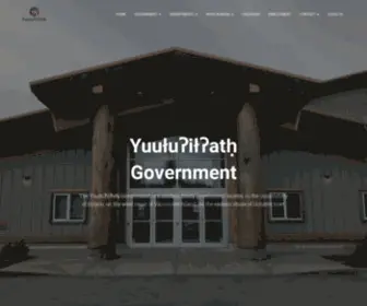 UFN.ca(Yuułuʔiłʔatḥ Government) Screenshot