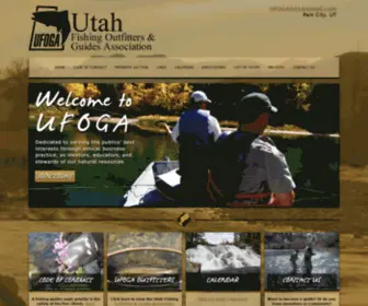 Ufoga.org(Utah Fishing Outfitters & Guides Association) Screenshot