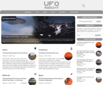 Ufoinsight.com(UFO Insight) Screenshot