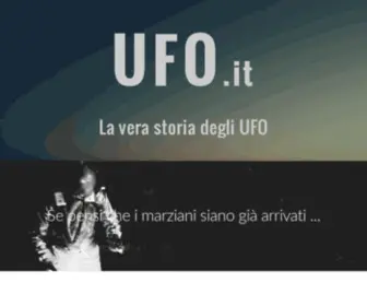 Ufo.it(UFO, Ufologia, avvistamenti UFO e dischi volanti) Screenshot