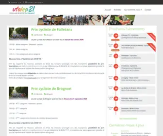 Ufolep21.fr(Bienvenue) Screenshot