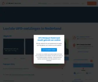 Ufomeldpunt.nl(Laatste UFO) Screenshot