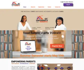 Uforparents.org(University for Parents) Screenshot