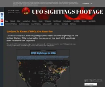 Ufosightingsfootage.uk(UFO Sightings Footage UK UFO Blog) Screenshot