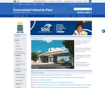 Ufpi.br(Página inicial) Screenshot
