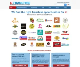 Ufranchiseasia.com(U-Franchise) Screenshot
