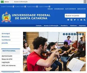 UFSC.br(UFSC – Universidade Federal de Santa Catarina) Screenshot