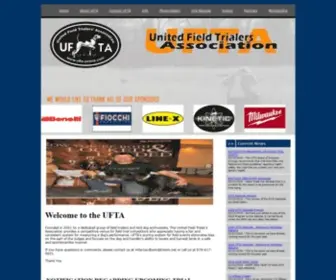 Ufta-Online.com(United Field Trialers Association) Screenshot