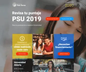UFT.cl(Universidad Finis Terrae) Screenshot