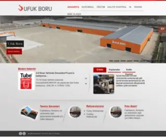 Ufukboru.com.tr(UFUK BORU / Spiral Kaynaklı Çelik Boru) Screenshot