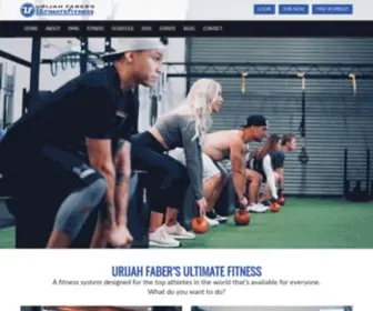 Ufultimatefitness.com(Our mission at urijah faber’s ultimate fitness) Screenshot