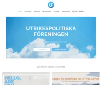 Ufuppsala.se(UF Uppsala) Screenshot