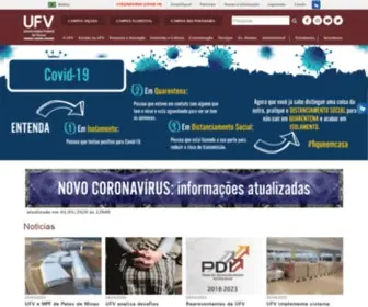 UFV.br(Universidade Federal de Viçosa UFV) Screenshot
