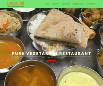 Ugadius.com(Ugadi Pure Vegetarian Restaurant) Screenshot