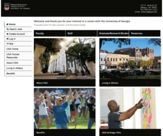 Ugajobsearch.com(University of Georgia) Screenshot