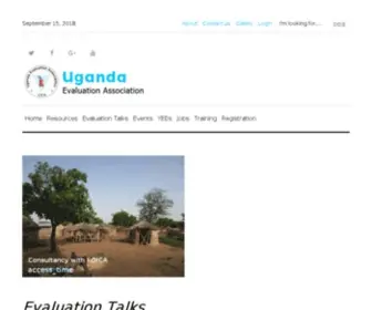 Ugandaevaluationassociation.org(Uganda Evaluation Association) Screenshot