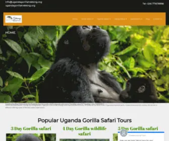 Ugandagorillatrekking.org(Uganda gorilla trekking) Screenshot