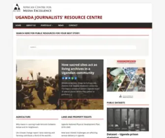 Ugandajournalistsresourcecentre.com(Maintenance mode) Screenshot