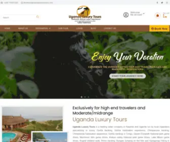 Ugandaluxurytours.com(Uganda luxury tours) Screenshot