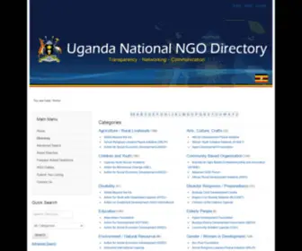 Ugandangodirectory.org(Uganda NGO Directory Profiles) Screenshot