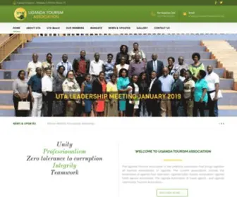Ugandatourismassociation.org(Uganda Safari Guide) Screenshot