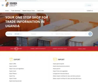 Ugandatrades.go.ug(Uganda Trade Portal) Screenshot