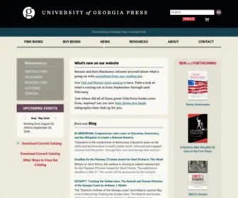 Ugapress.org(Georgia Press) Screenshot