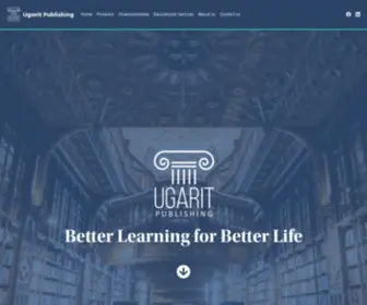 Ugaritpublishing.com(Ugarit Publishing) Screenshot