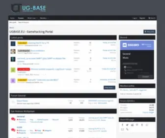 Ugbase.eu(Gamehacking Portal) Screenshot