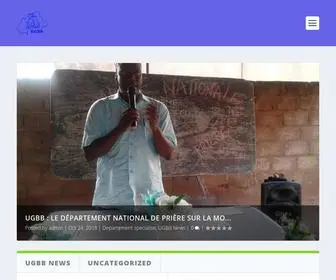 UGBB.org(Union des Groupes Bibliques du Burkina) Screenshot