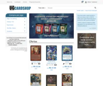 Ugcardshop.com.br(UG CardShop) Screenshot