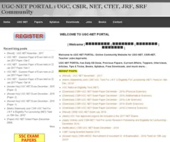 Ugcnetportal.com(Ugcnetportal) Screenshot