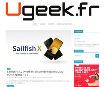 Ugeek.fr(L'Univers geek) Screenshot