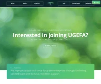 Ugefa.eu(Uganda Green Enterprise Finance Accelerator) Screenshot