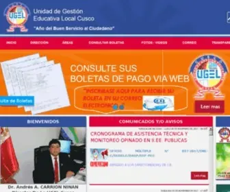 Ugelcusco.com Screenshot
