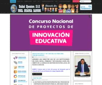 Ugelhuancasancos.gob.pe(Ministerio de Educación) Screenshot