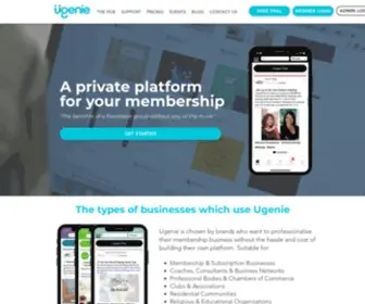 Ugenie.io(A feature) Screenshot