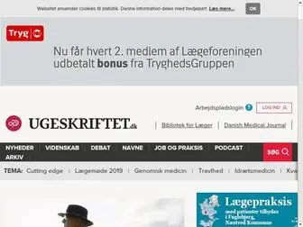 Ugeskriftet.dk(Ugeskriftet) Screenshot