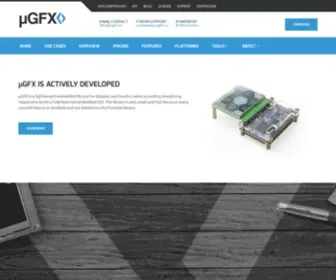 UGFX.io(Lightweight embedded GUI library) Screenshot